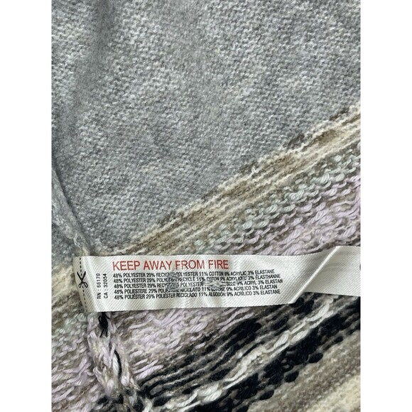 Anthropologie Daily Practice Dress Sweater Women Gray Turtle Neck Boho Sz S NWT - Picture 12 of 13